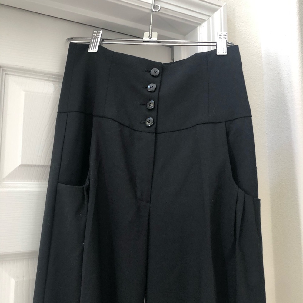 Elegant Black High-Waisted Pants